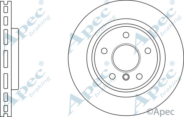 APEC BRAKING Тормозной диск DSK3061